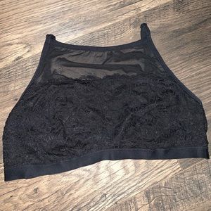 Unpadded Lace/Mesh Bralette